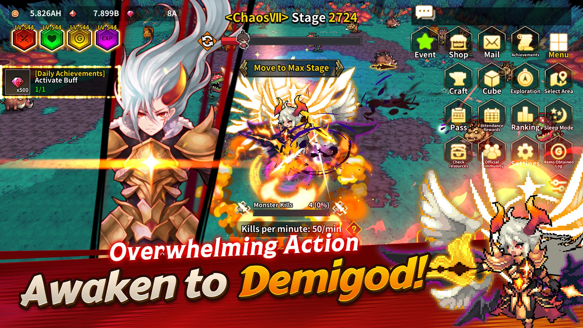 Demigod Idle: Rise of a legend | Indus Appstore | Screenshot