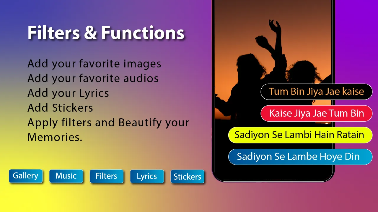 Lyrical PhotoVideo Maker Music | Indus Appstore | Screenshot