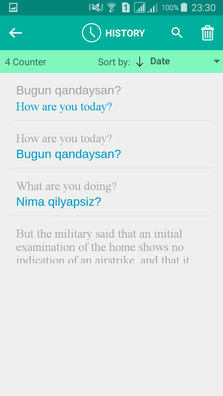 Uzbek English Translator | Indus Appstore | Screenshot