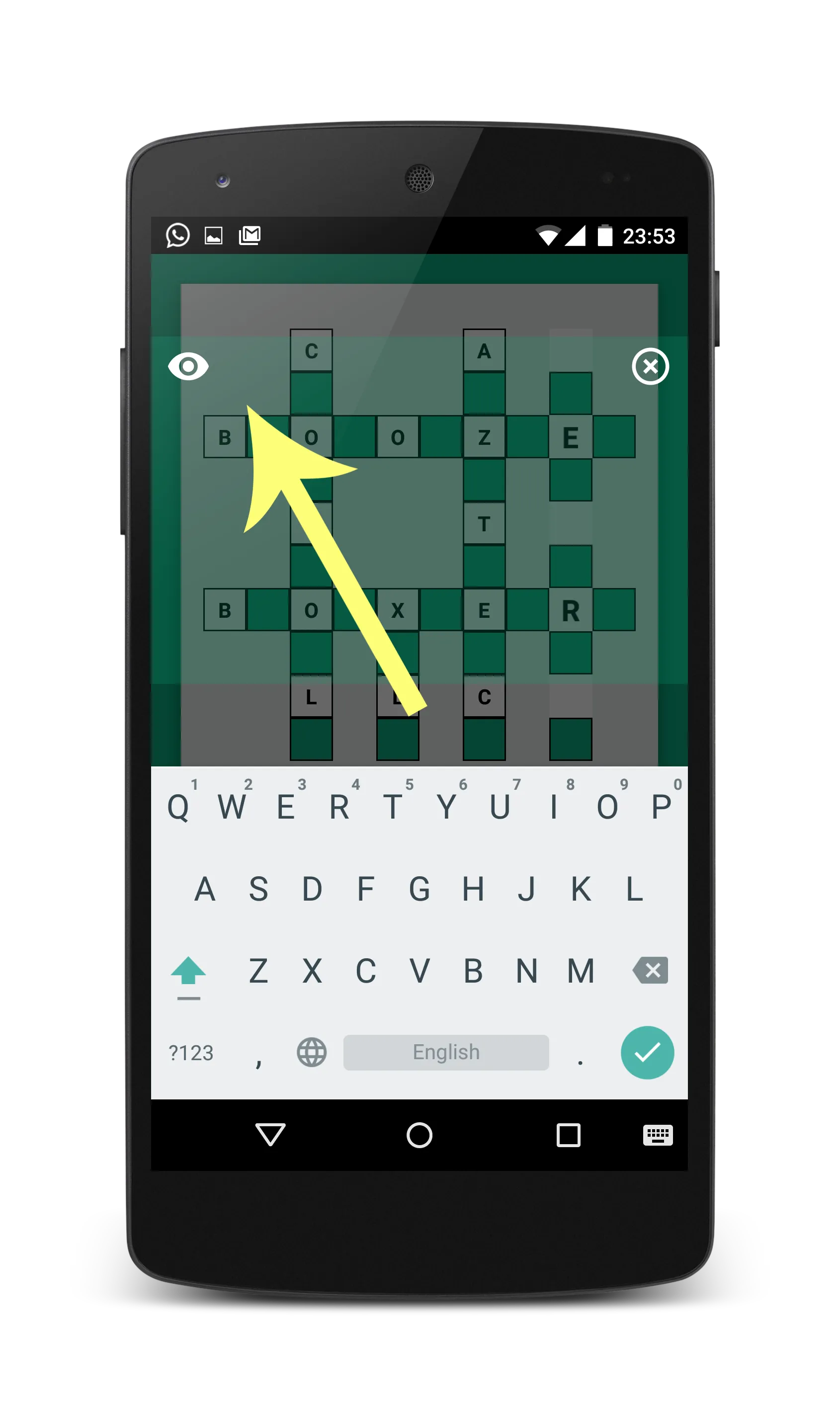 CRO: The crossword puzzle game | Indus Appstore | Screenshot