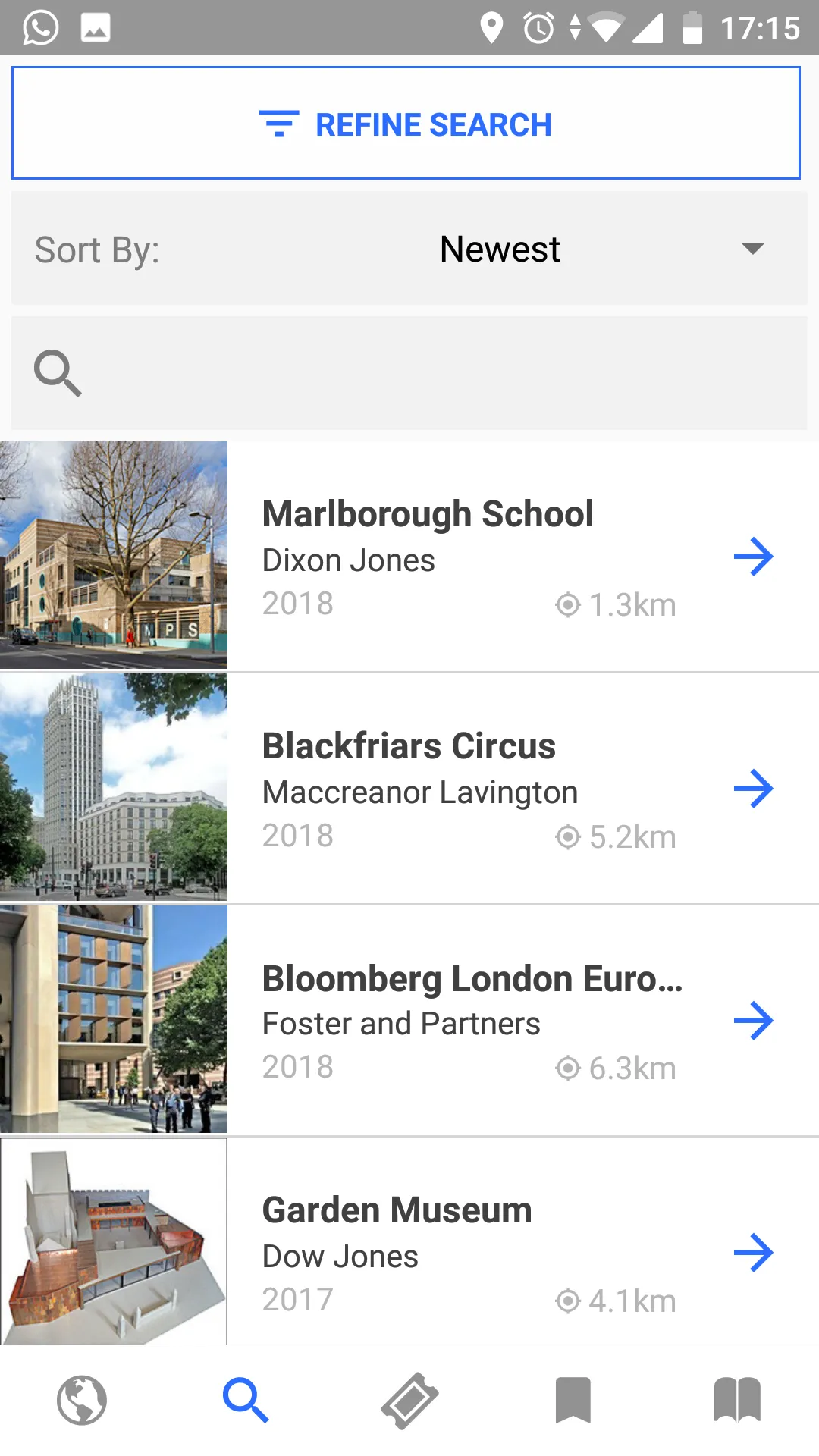 London Architecture Guide | Indus Appstore | Screenshot