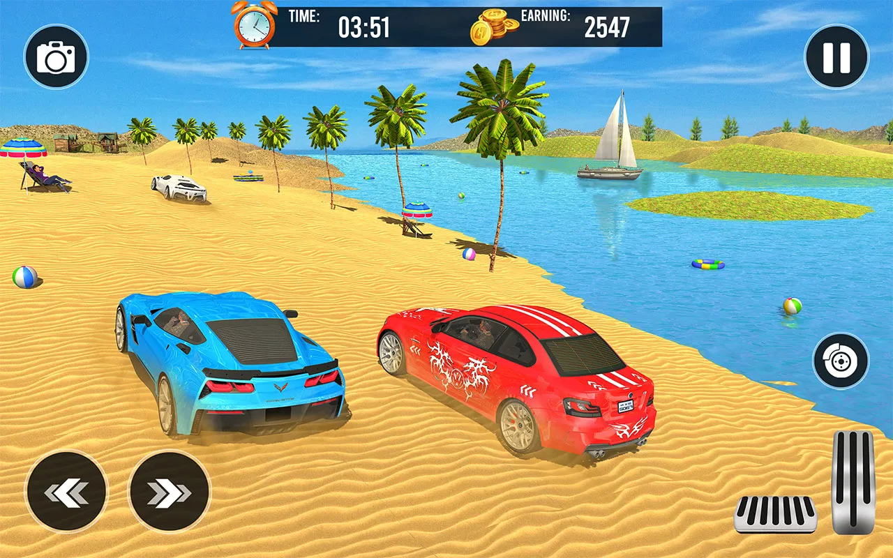 Crazy Car Water Surfing Games | Indus Appstore | Screenshot