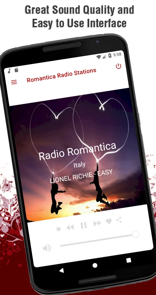 Romantica Radio Stations | Indus Appstore | Screenshot