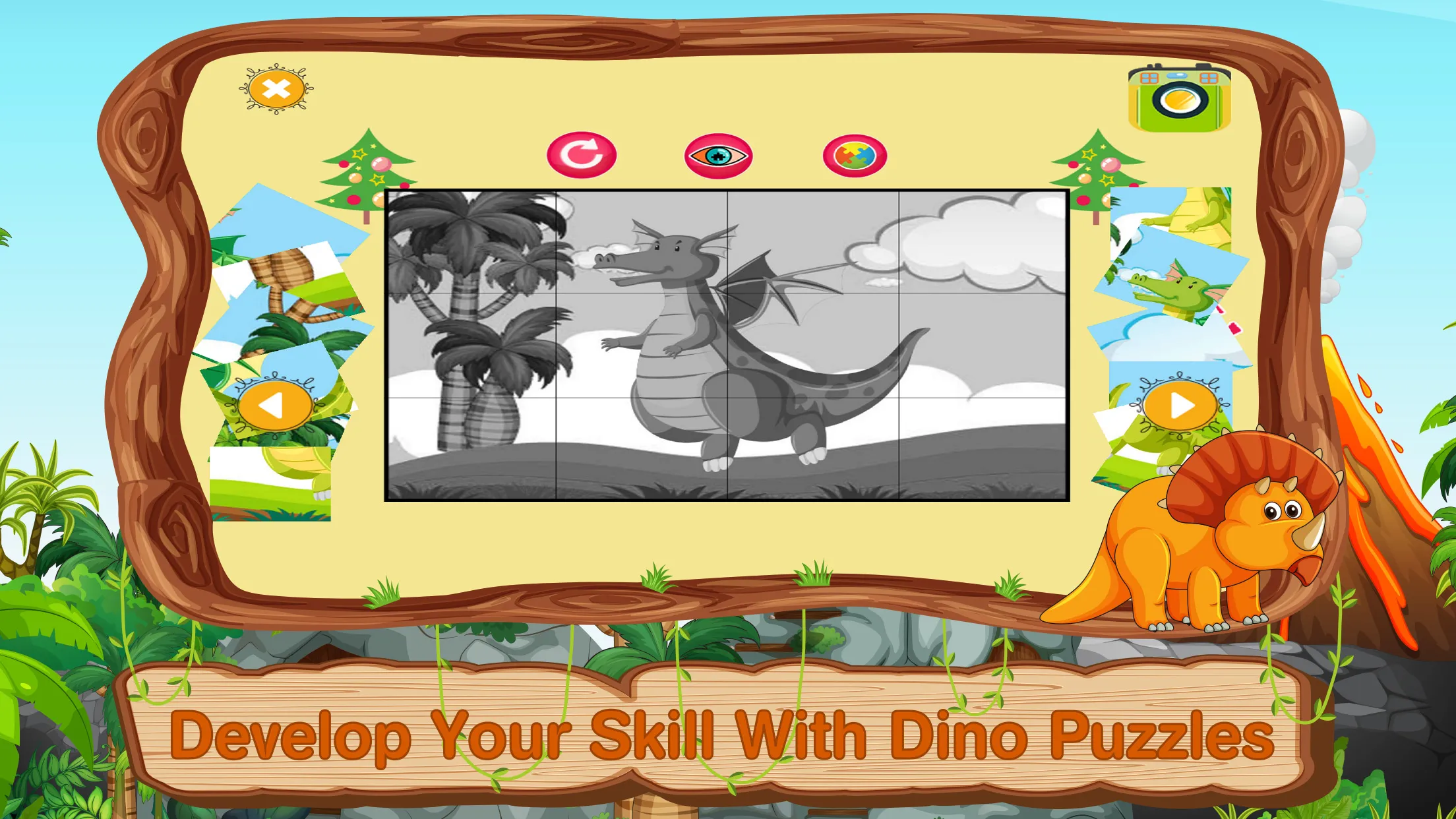 Dinosaur Coloring Games Puzzle | Indus Appstore | Screenshot