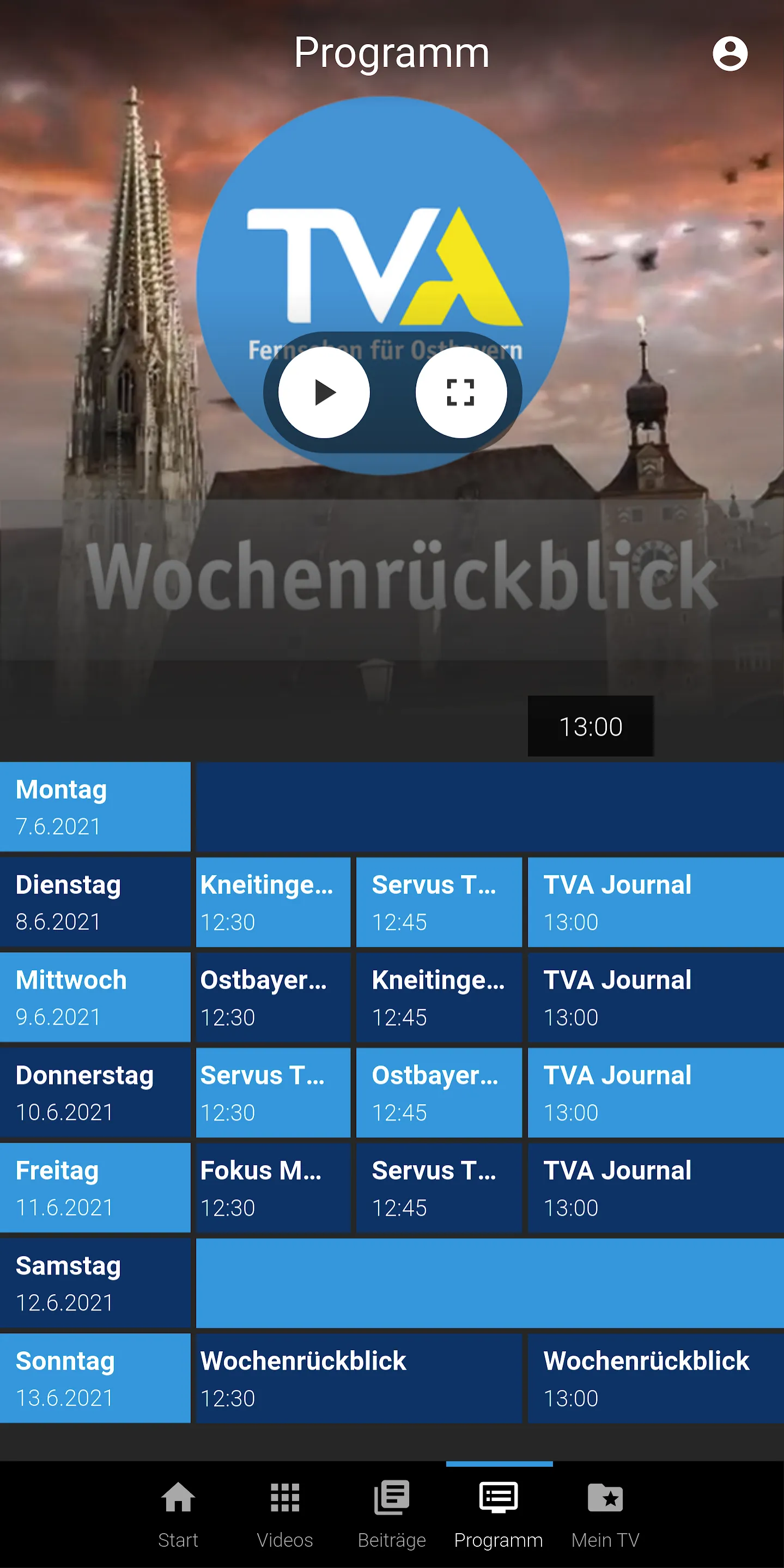 TVA Ostbayern | Indus Appstore | Screenshot