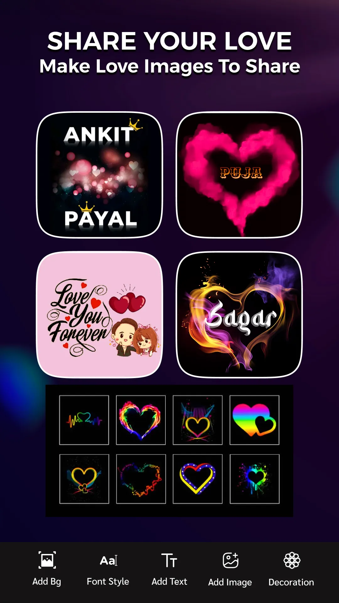 Name Art - Text & Photo Editor | Indus Appstore | Screenshot