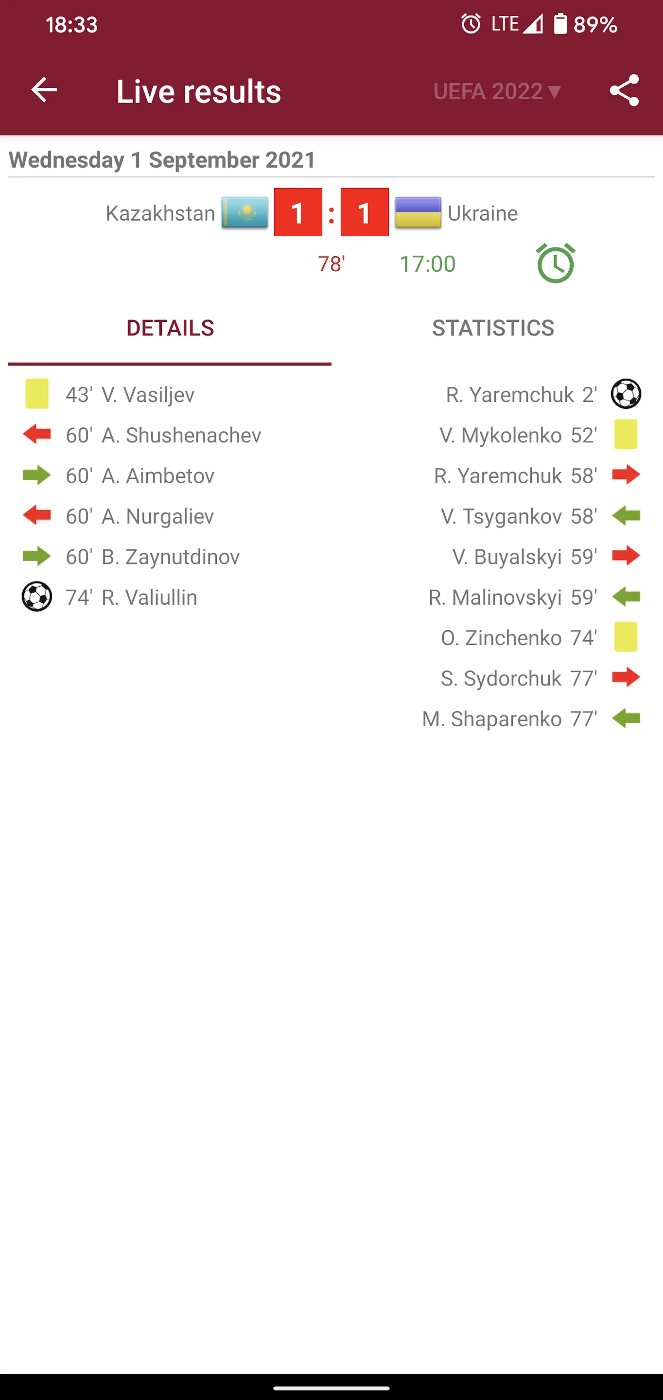 Live Scores for World Cup 2022 | Indus Appstore | Screenshot