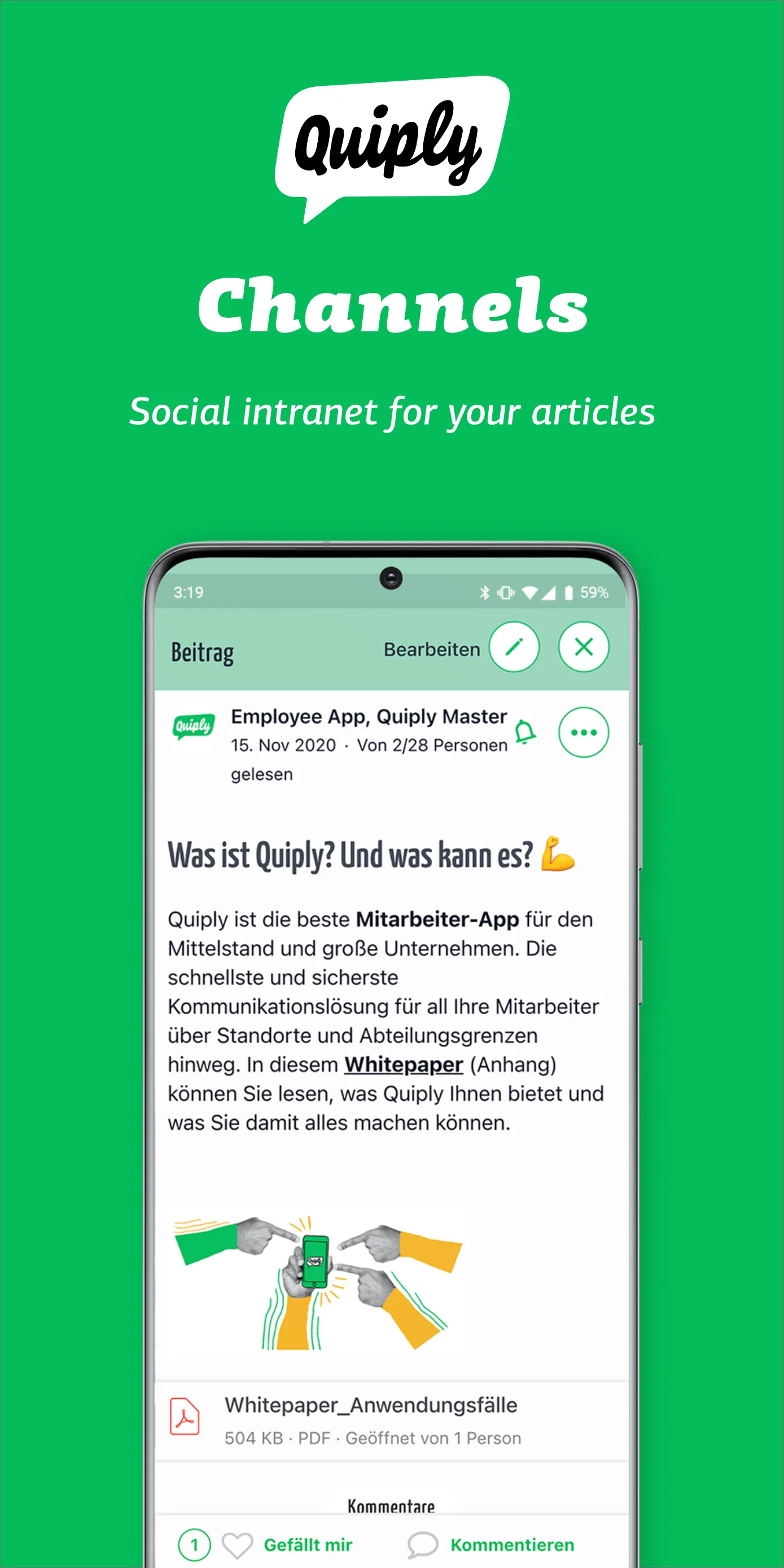 Quiply - The Employee App | Indus Appstore | Screenshot