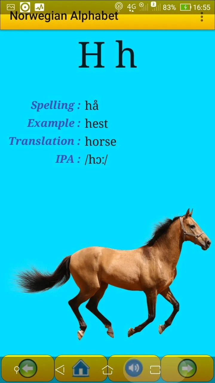 Norwegian alphabet for old peo | Indus Appstore | Screenshot