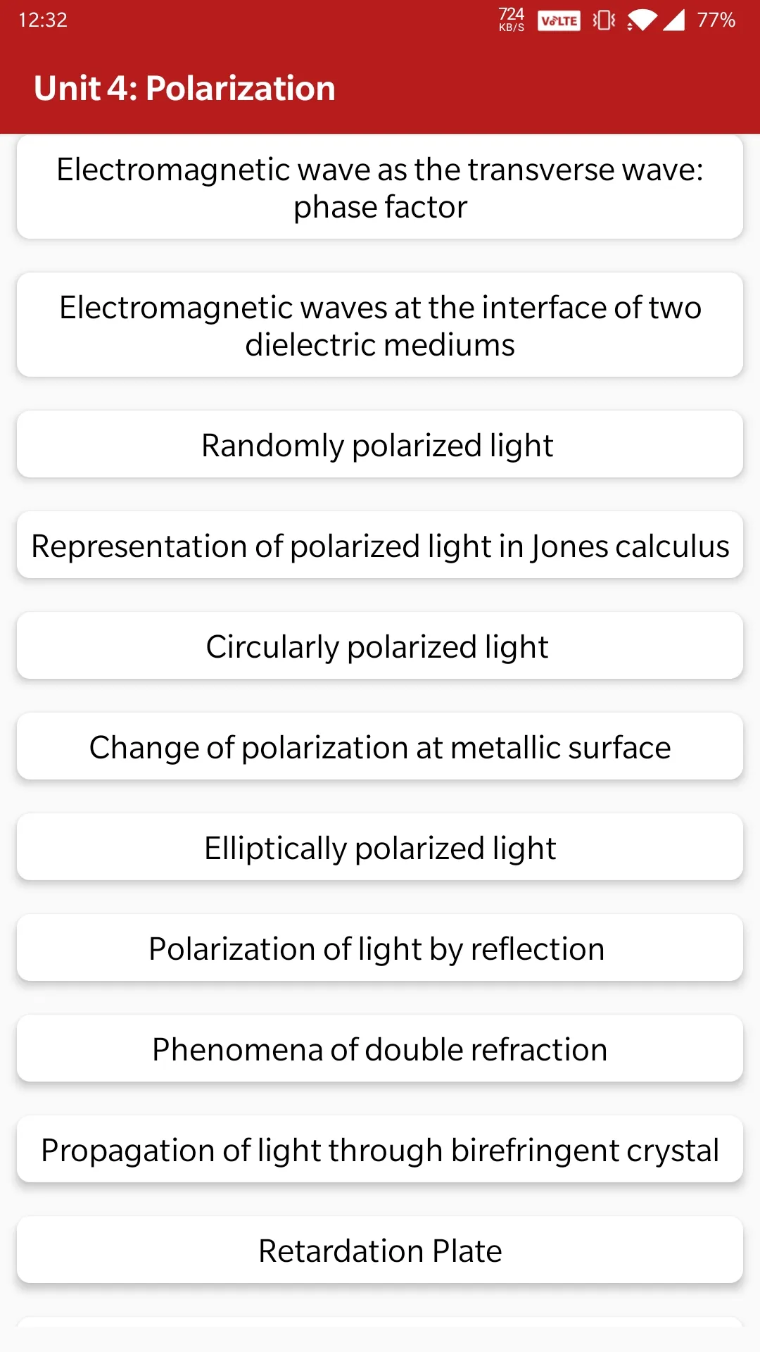 Engineering Physics - I | Indus Appstore | Screenshot