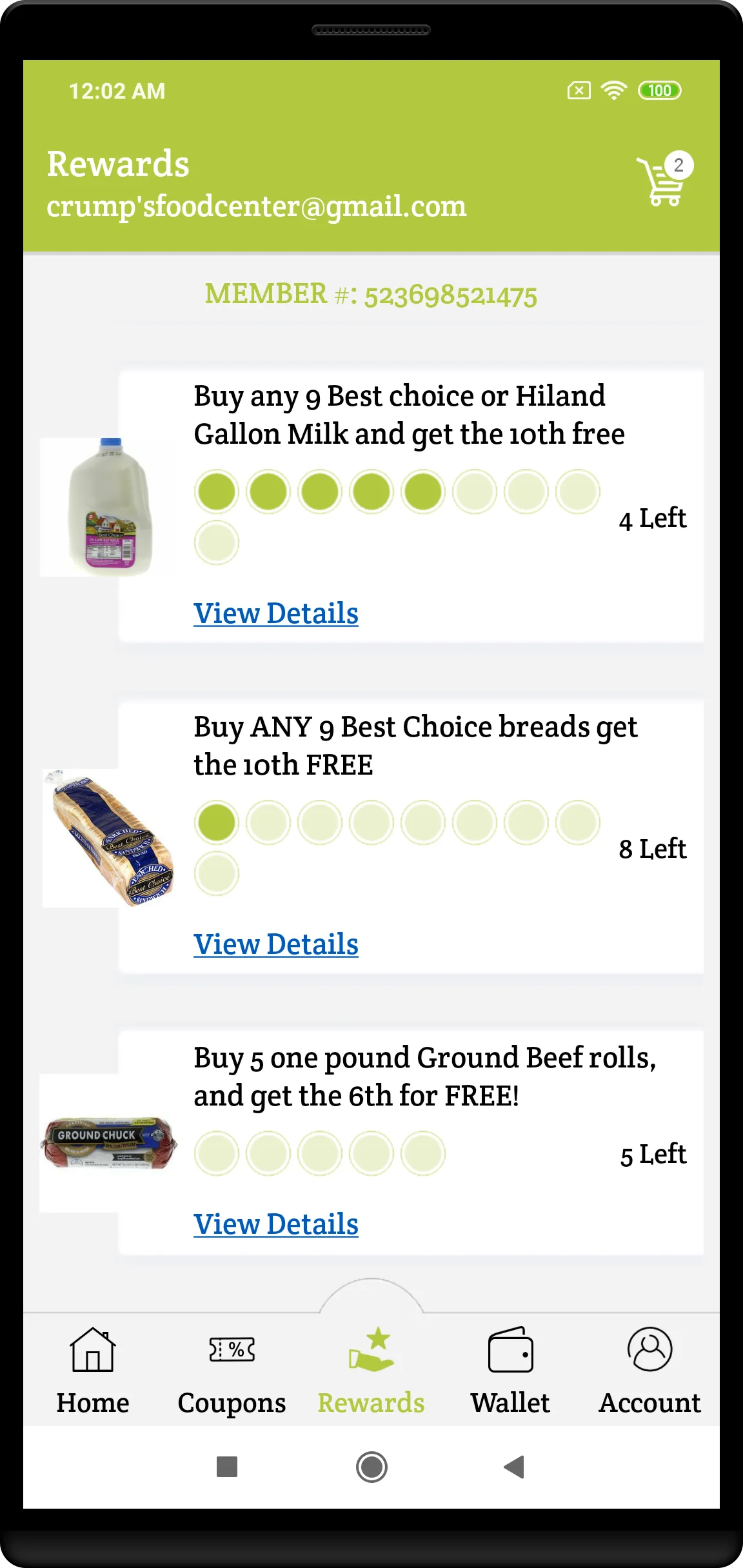 Crump’s Food Center | Indus Appstore | Screenshot