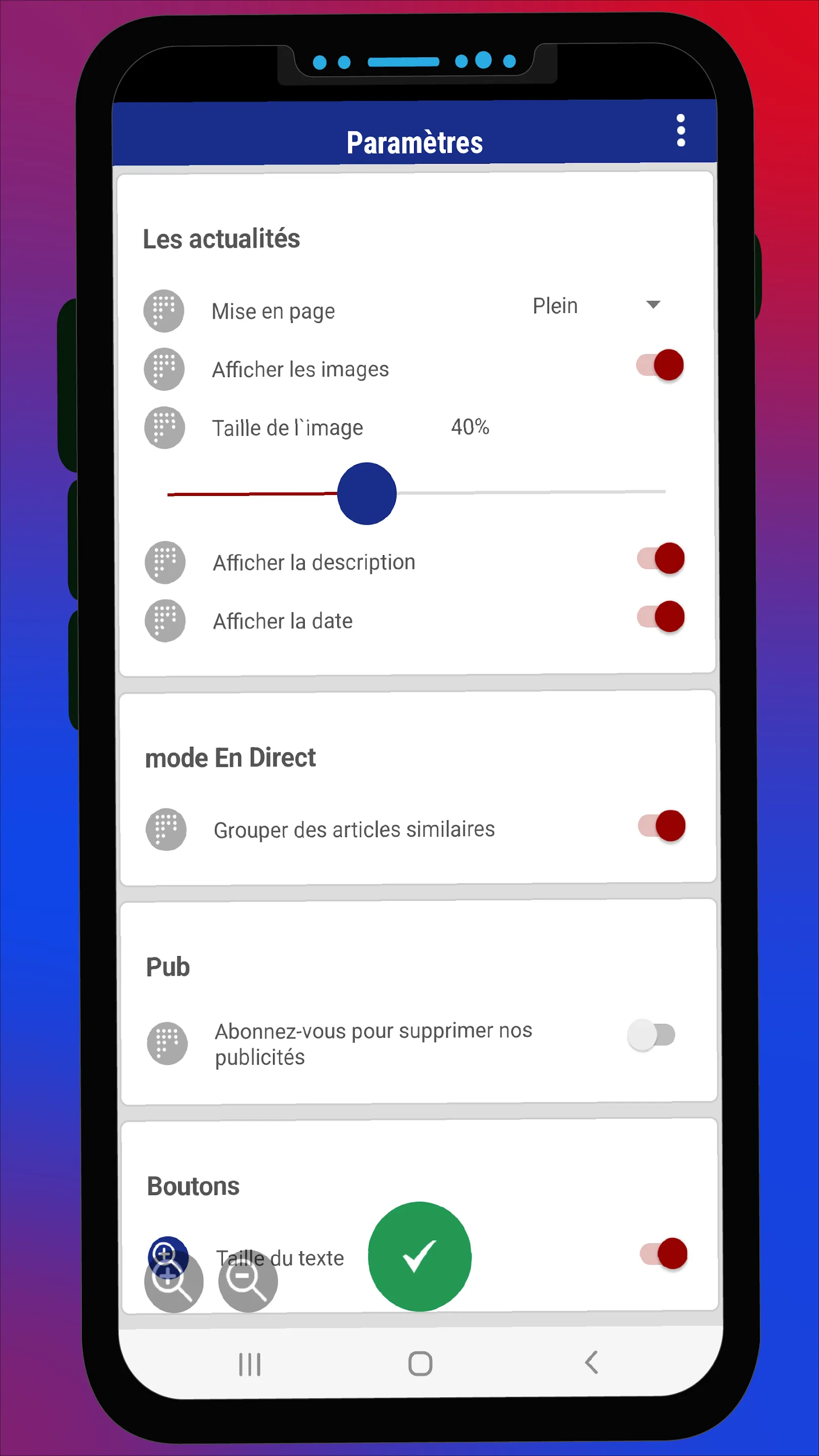 HexActu - Actualités en direct | Indus Appstore | Screenshot