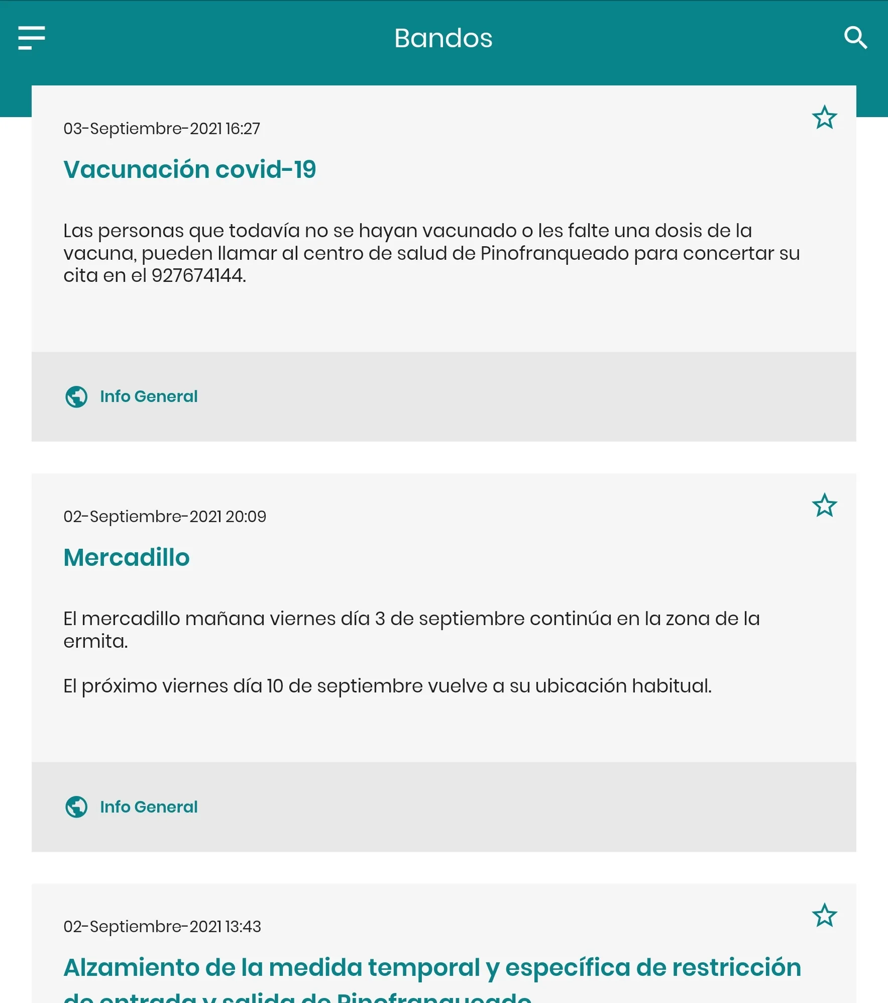 Pinofranqueado Informa | Indus Appstore | Screenshot