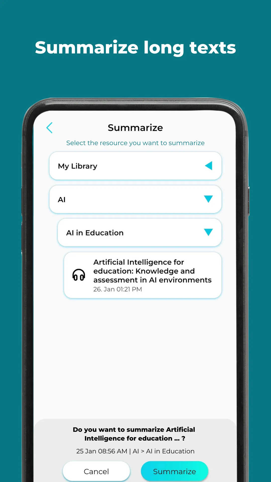 Audio Learning AI Assistant | Indus Appstore | Screenshot