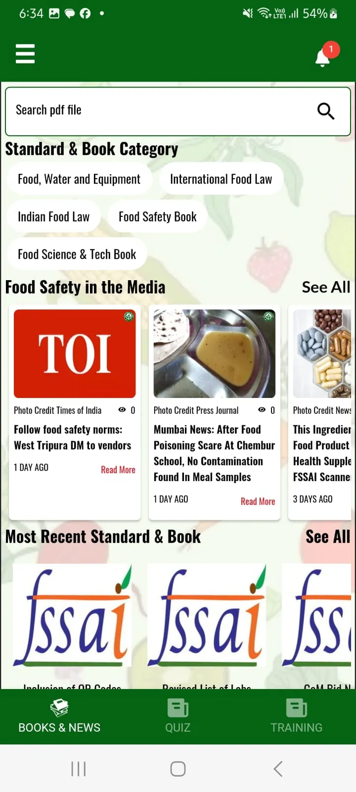 Food Safety | Indus Appstore | Screenshot