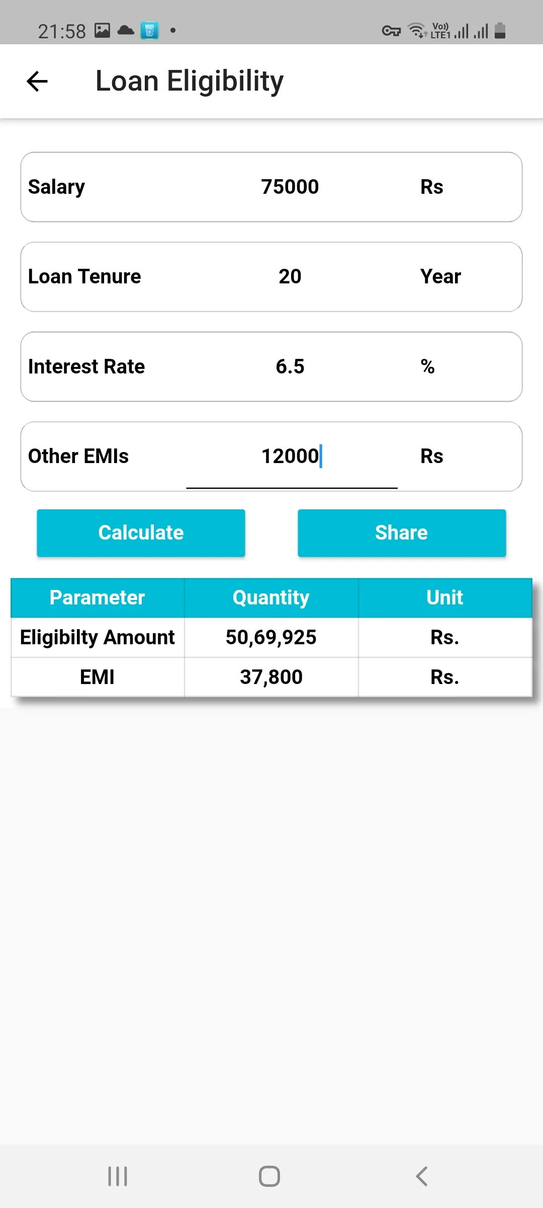 Real Estate Calculator | Indus Appstore | Screenshot