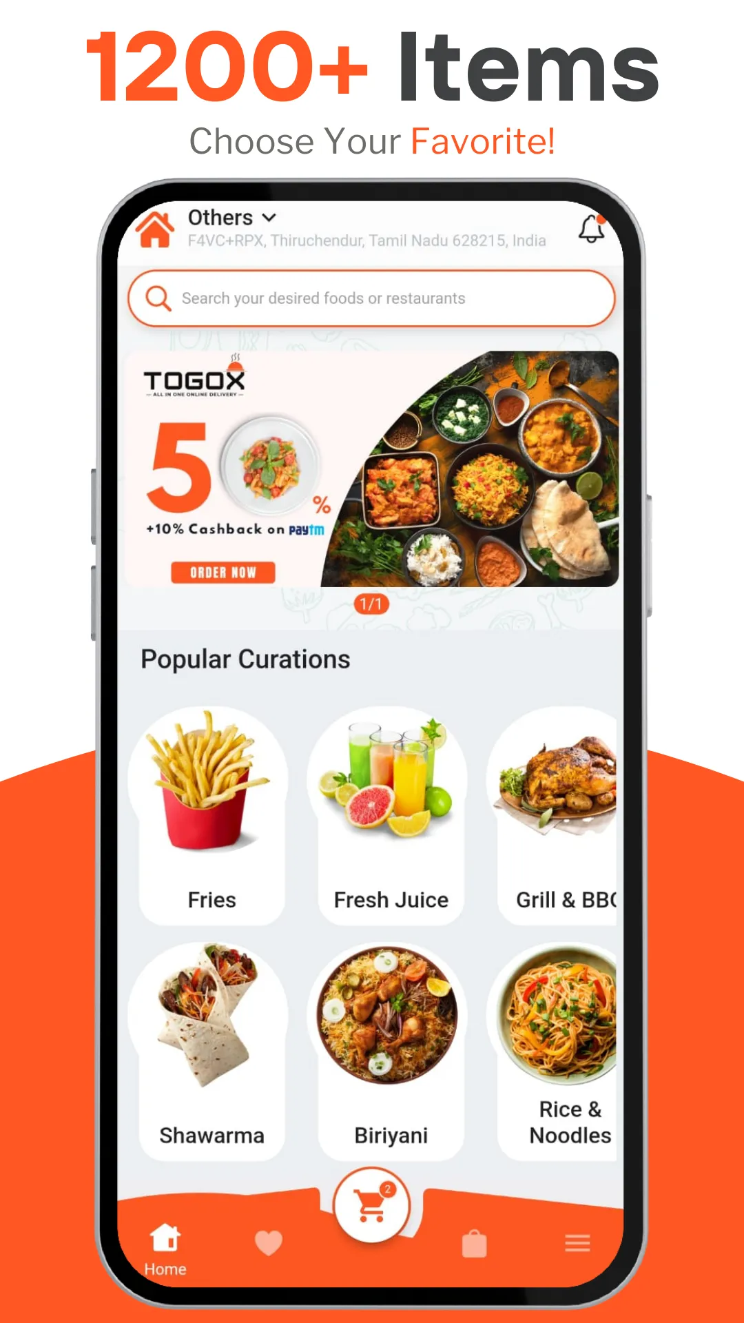 TOGOX - All In One Delivery | Indus Appstore | Screenshot