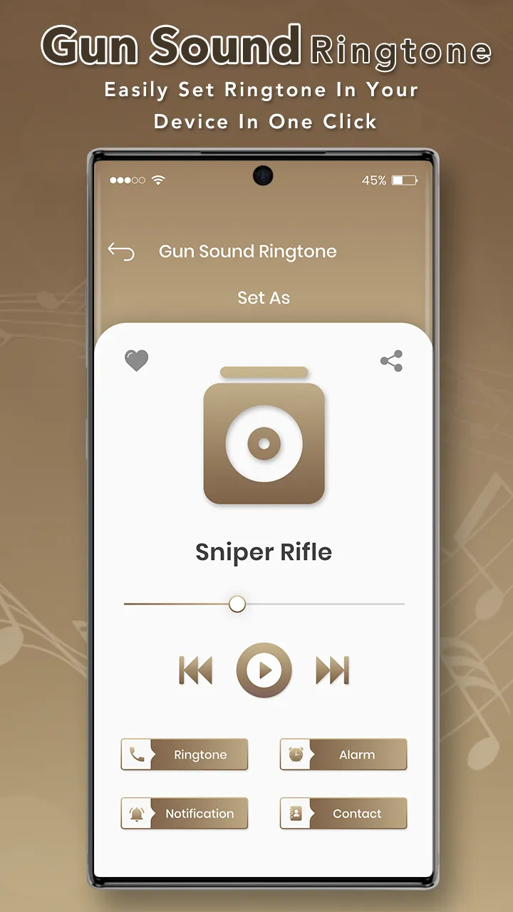 Gun Sound Ringtone | Indus Appstore | Screenshot