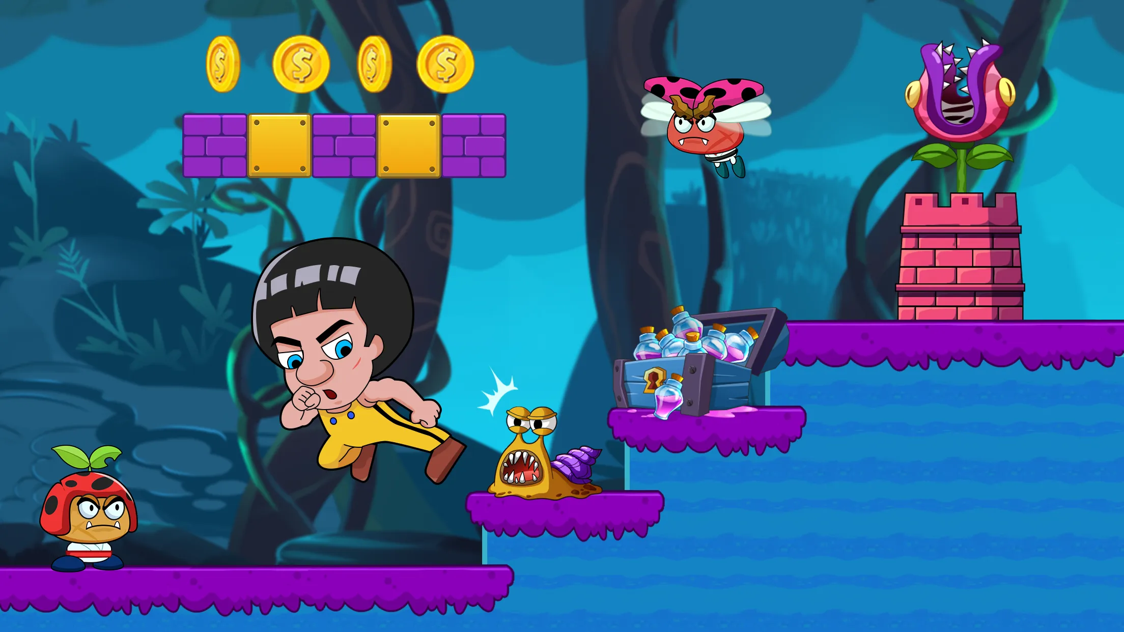 Super Lee Bros: Run & Fighting | Indus Appstore | Screenshot