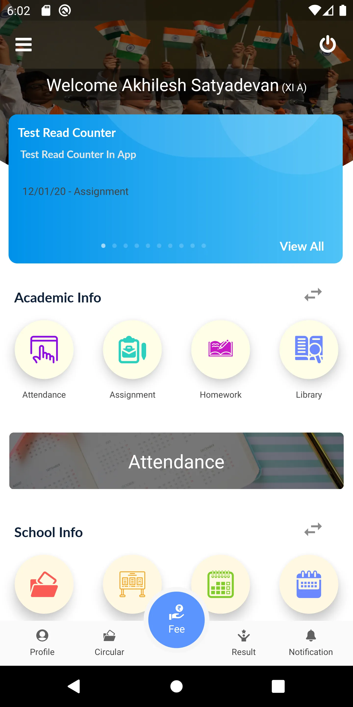 My School App (Parents) | Indus Appstore | Screenshot