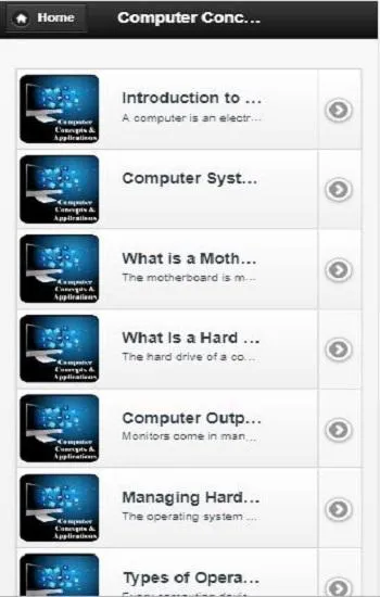 Computer concepts | Indus Appstore | Screenshot