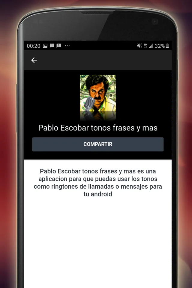 Pablo Escobar audios, frases | Indus Appstore | Screenshot