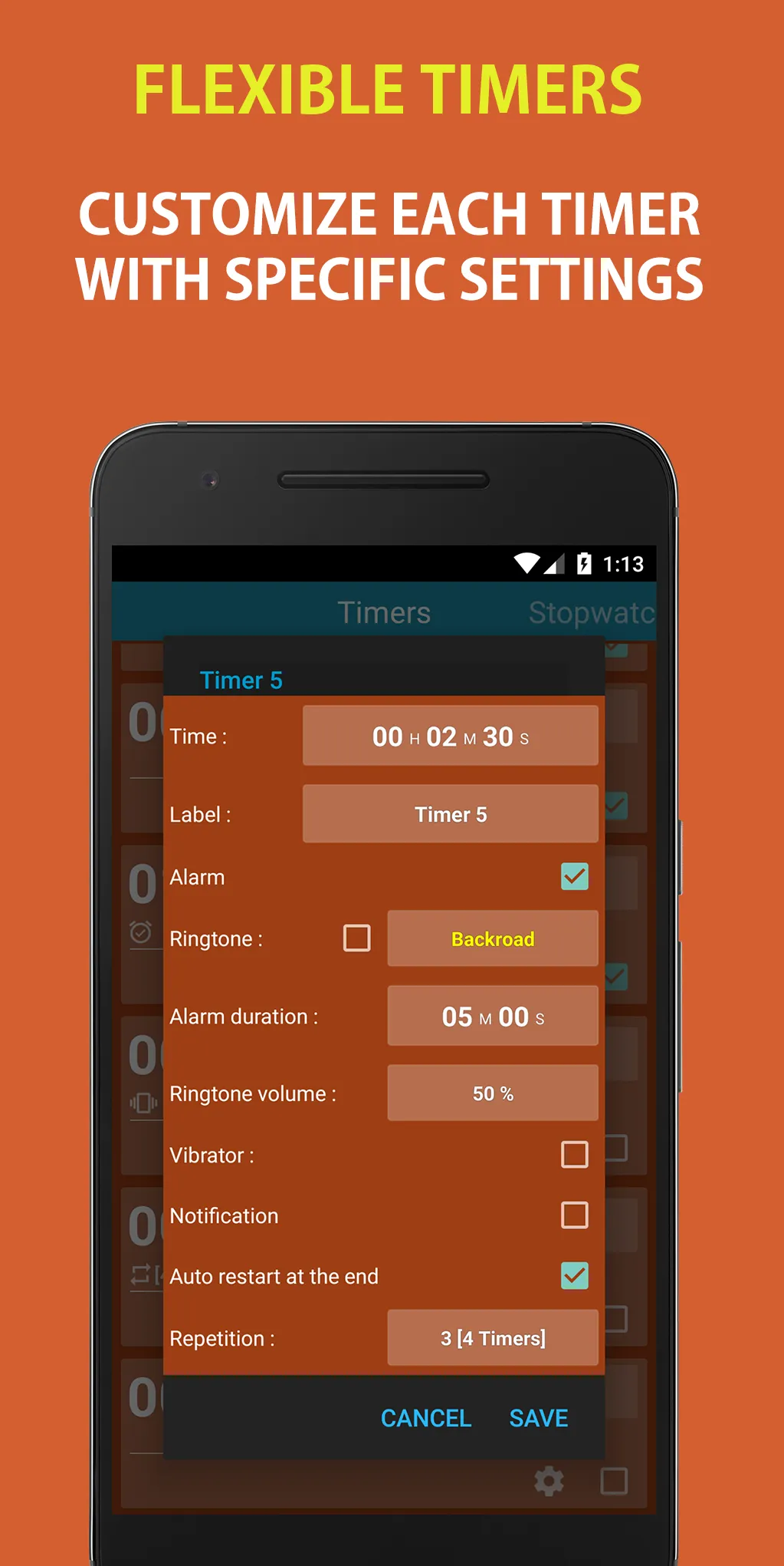 Multi Timer and Stopwatch | Indus Appstore | Screenshot