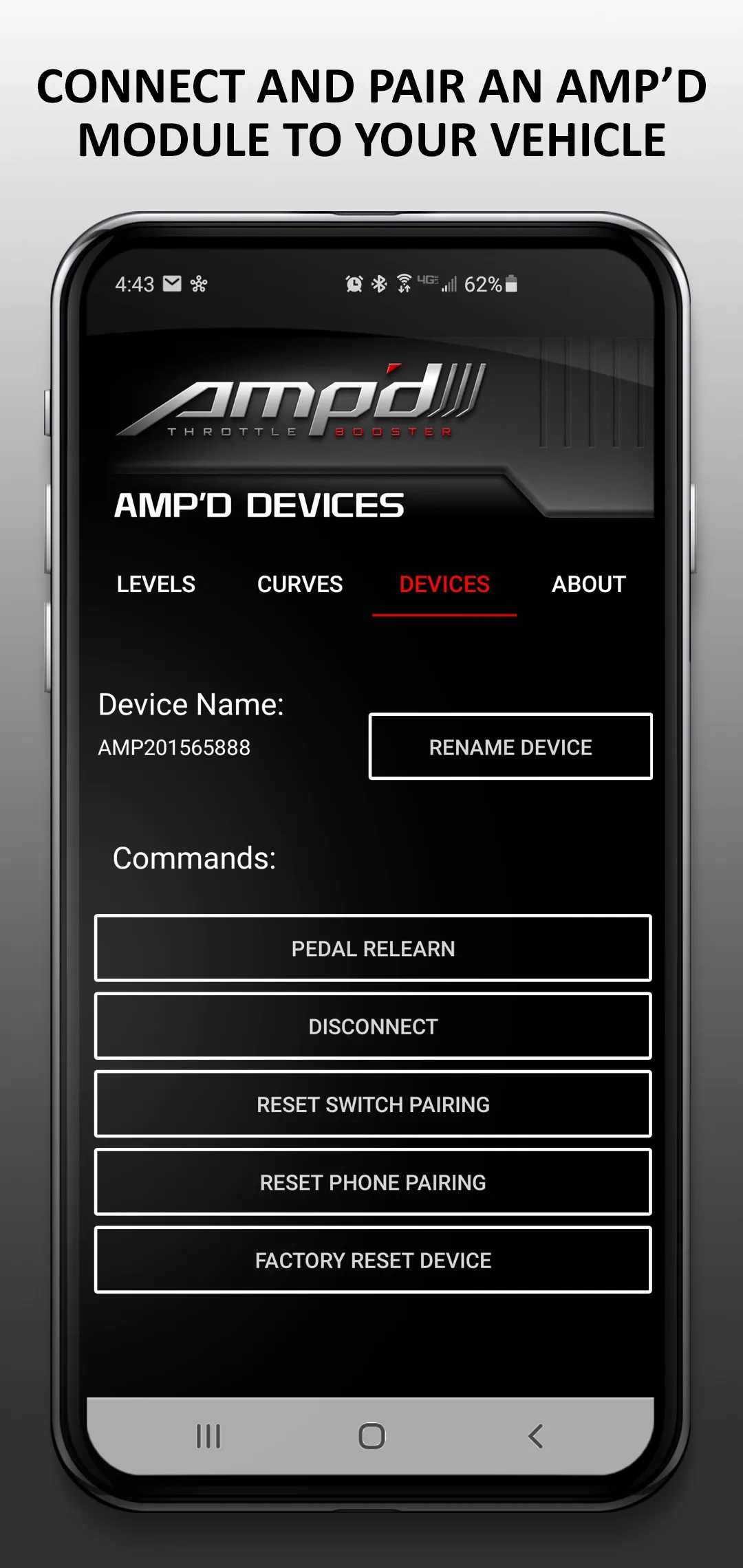 Amp’d 2.0 Throttle Sensitivity | Indus Appstore | Screenshot