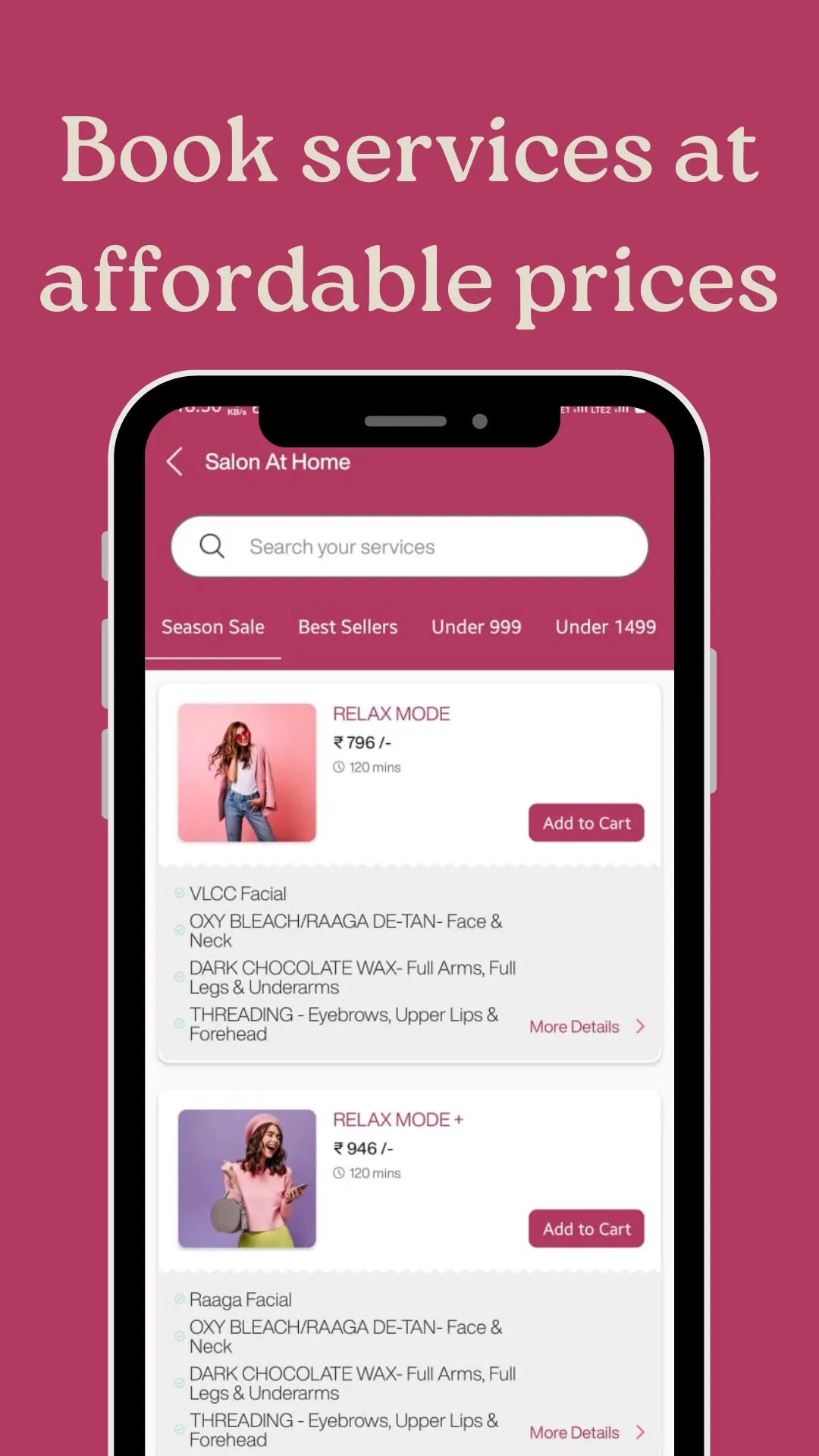 Perfect9 - Salon At Home | Indus Appstore | Screenshot