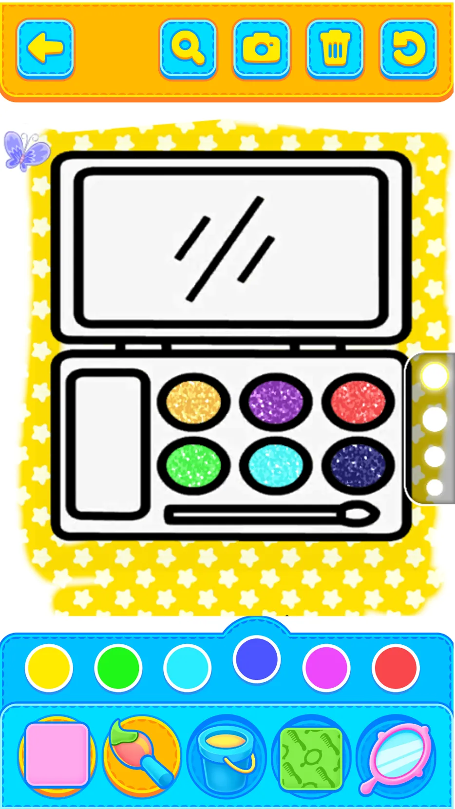 Glitter Beauty Coloring Book | Indus Appstore | Screenshot