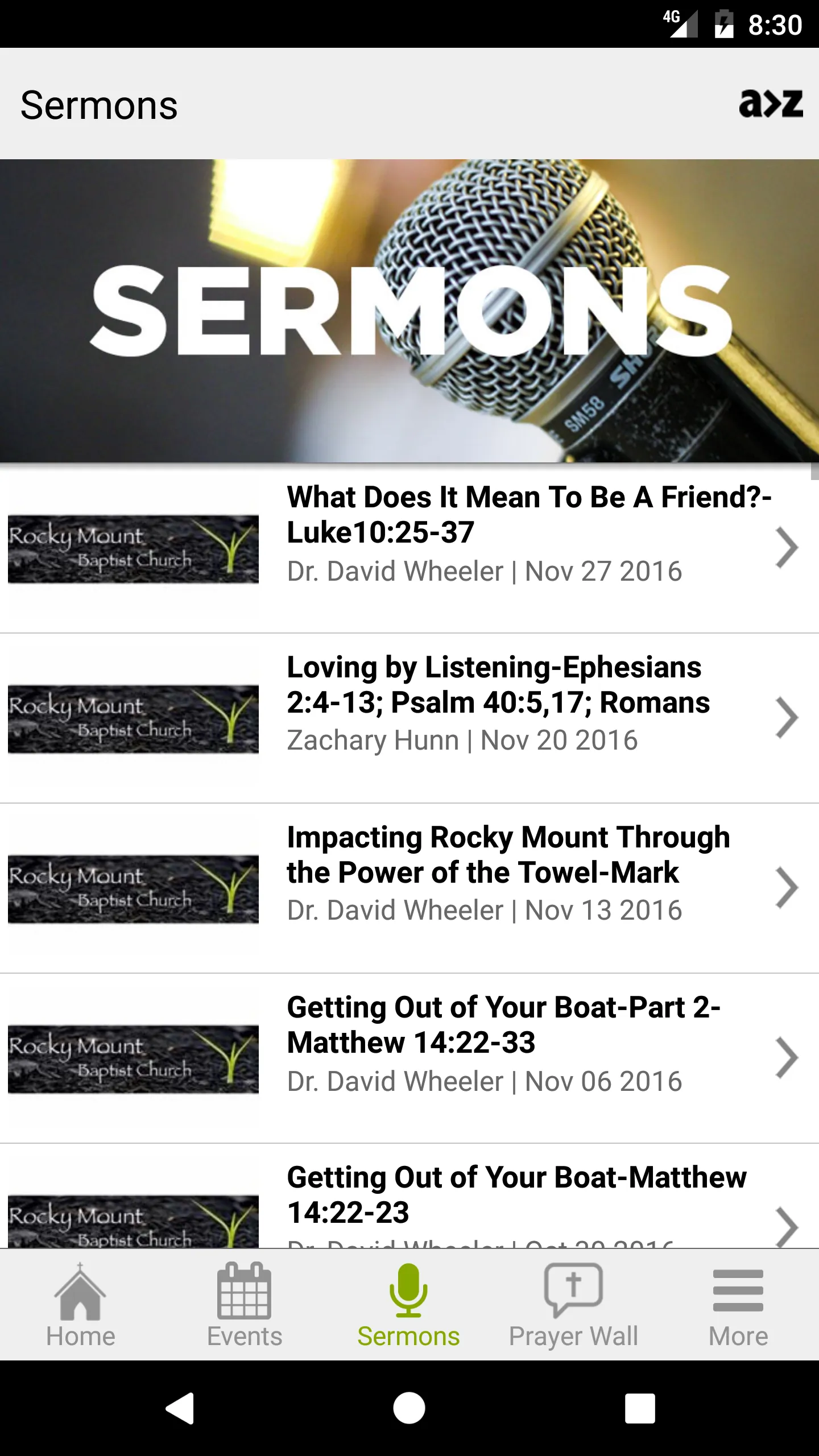 Rocky Mount Baptist Church | Indus Appstore | Screenshot