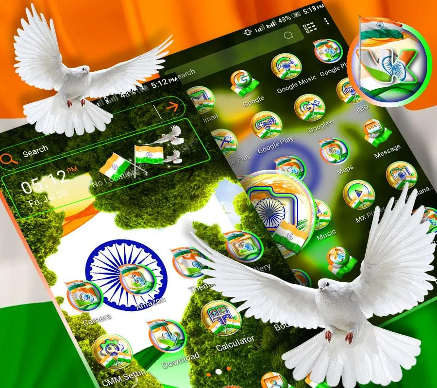 Independence Day LauncherTheme | Indus Appstore | Screenshot