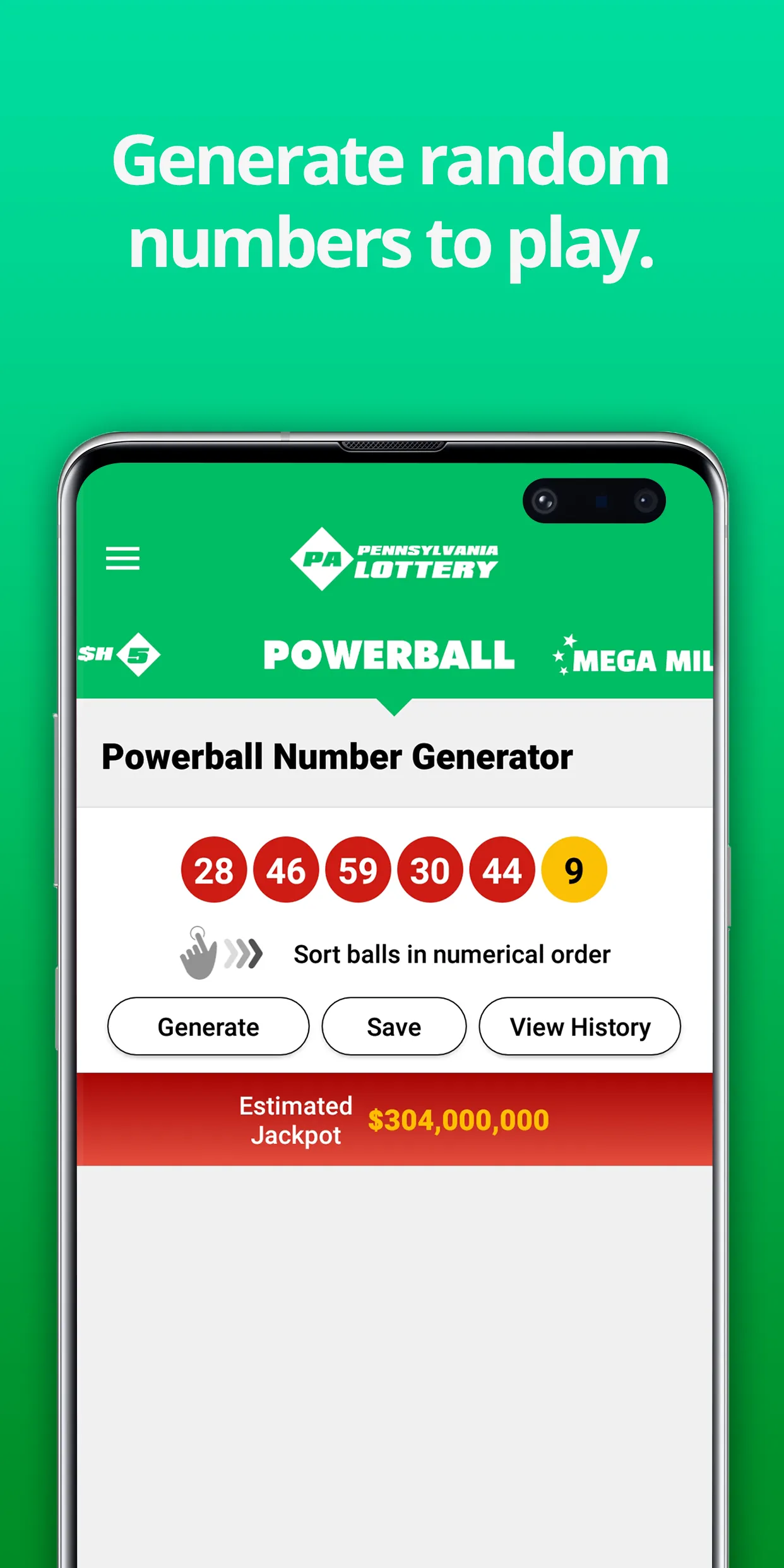 Pennsylvania Lottery Results | Indus Appstore | Screenshot