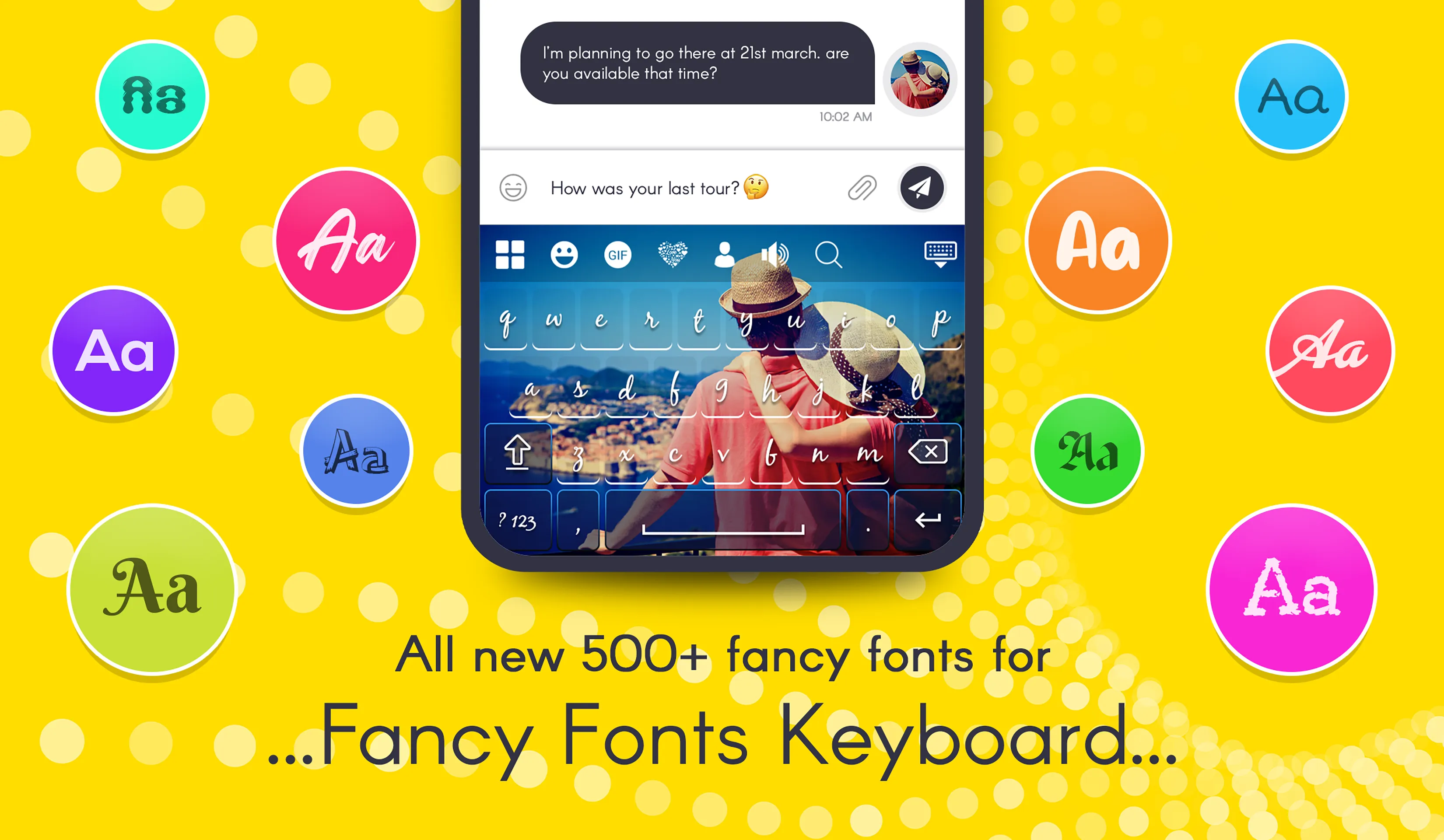 My Photo Keyboard Theme & Font | Indus Appstore | Screenshot