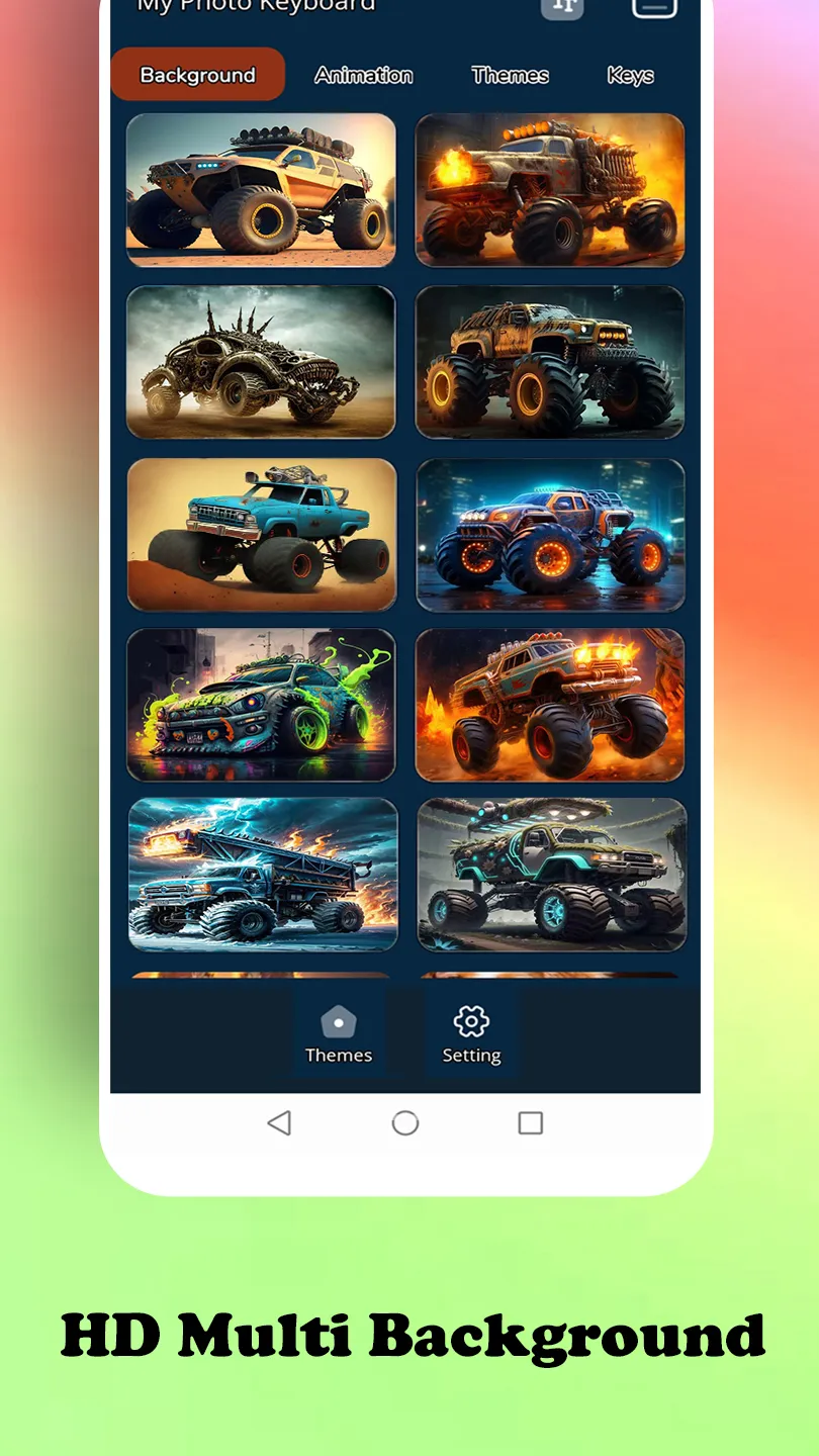 Monster Truck Keyboard | Indus Appstore | Screenshot