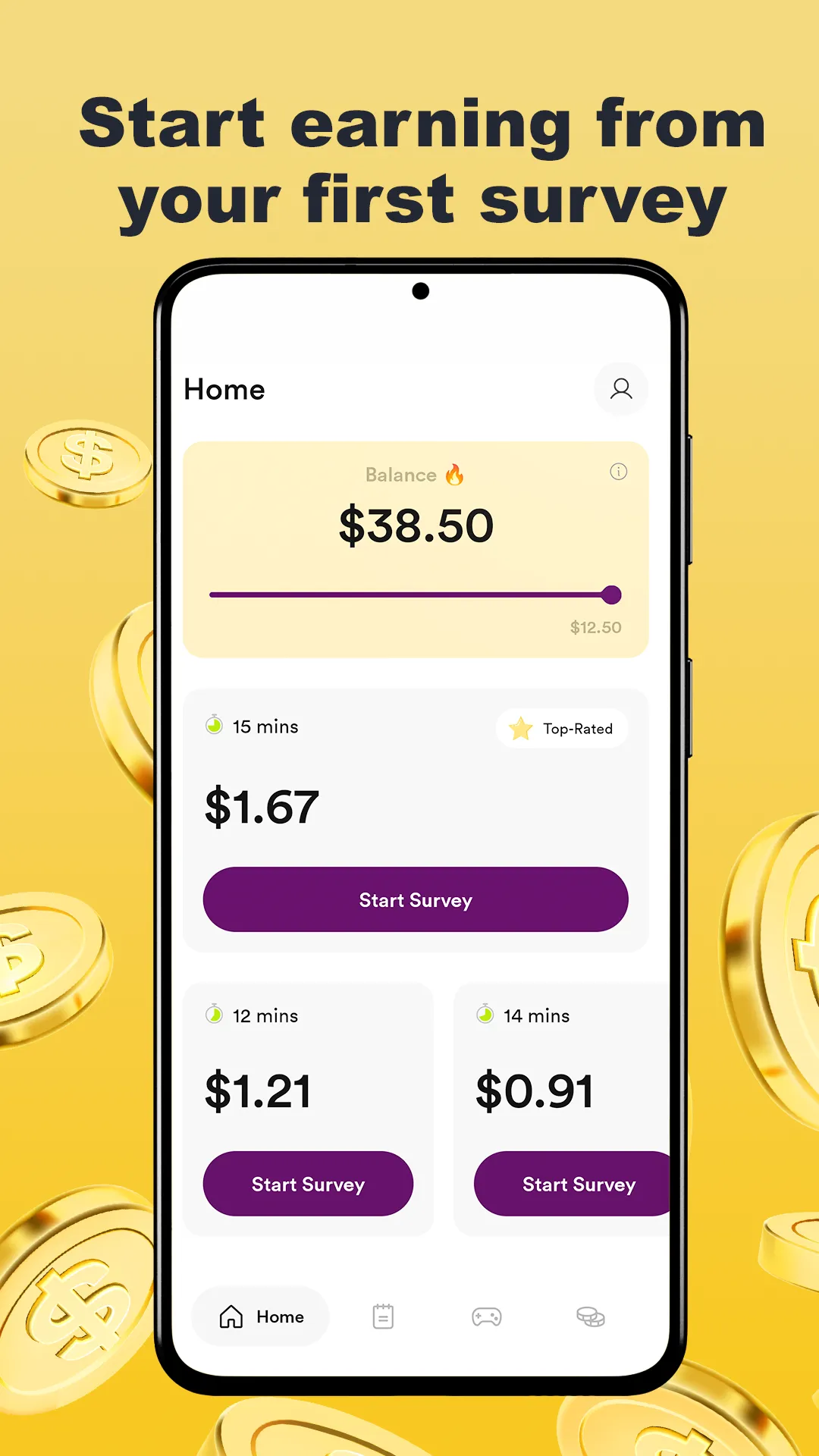 Golden Surveys - Make Money | Indus Appstore | Screenshot