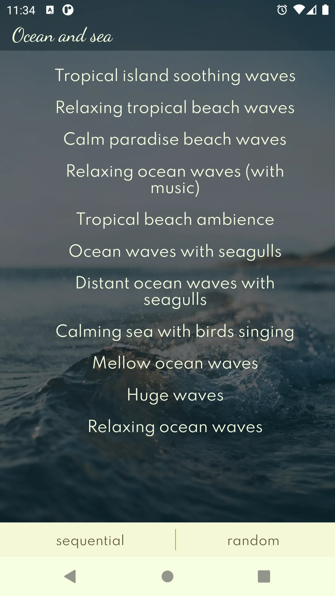 Nature sounds alarm clock | Indus Appstore | Screenshot