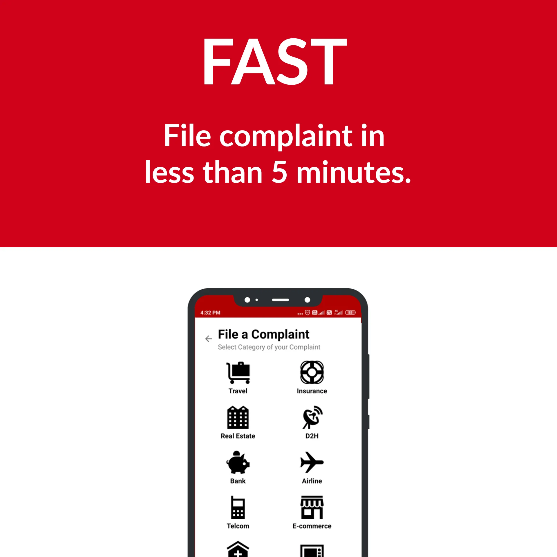 Voxya Consumer Complaint Forum | Indus Appstore | Screenshot