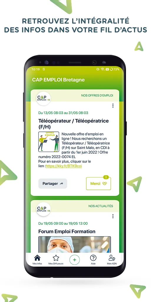 CAP EMPLOI Bretagne | Indus Appstore | Screenshot