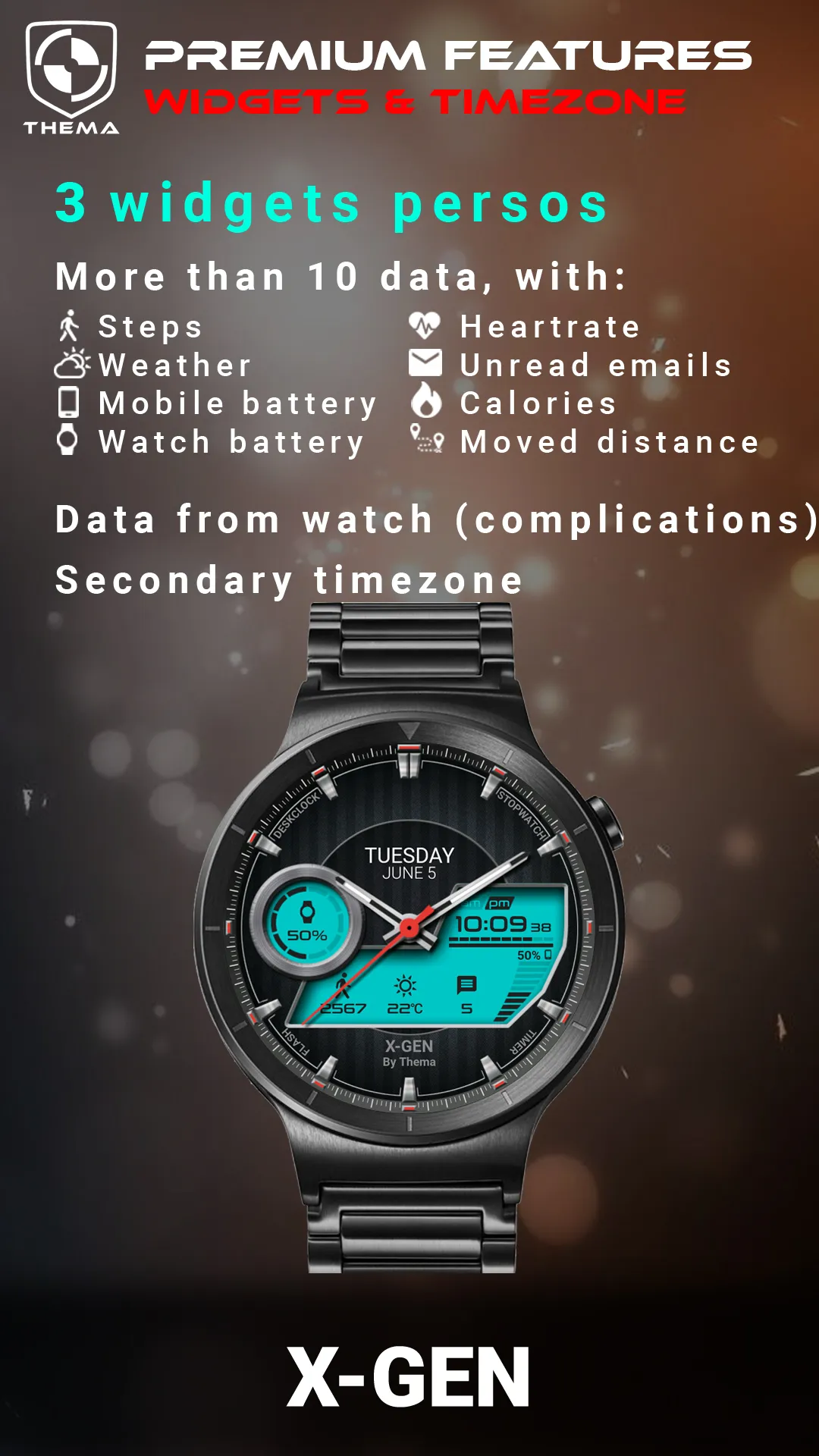 X-Gen Watch Face | Indus Appstore | Screenshot