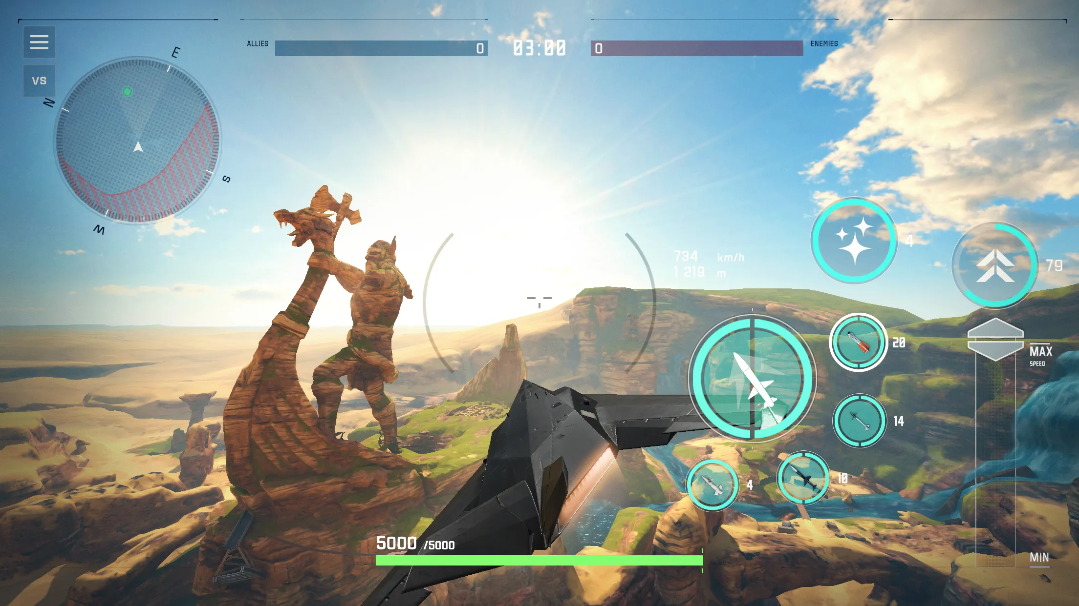 Sky Combat 2: Air Combat PvP | Indus Appstore | Screenshot