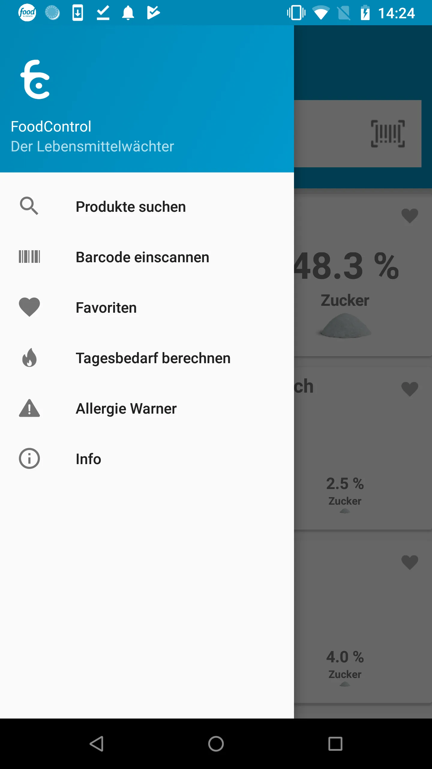 FoodControl – Gesund ernähren | Indus Appstore | Screenshot