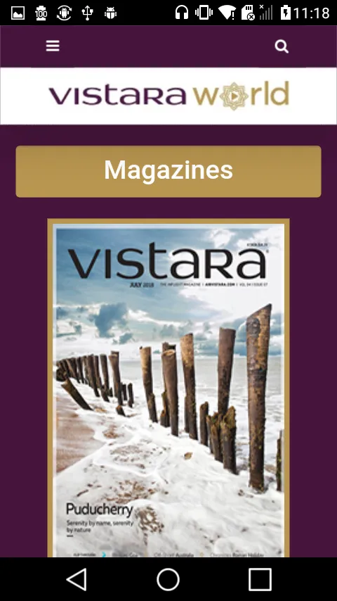 Vistara World | Indus Appstore | Screenshot