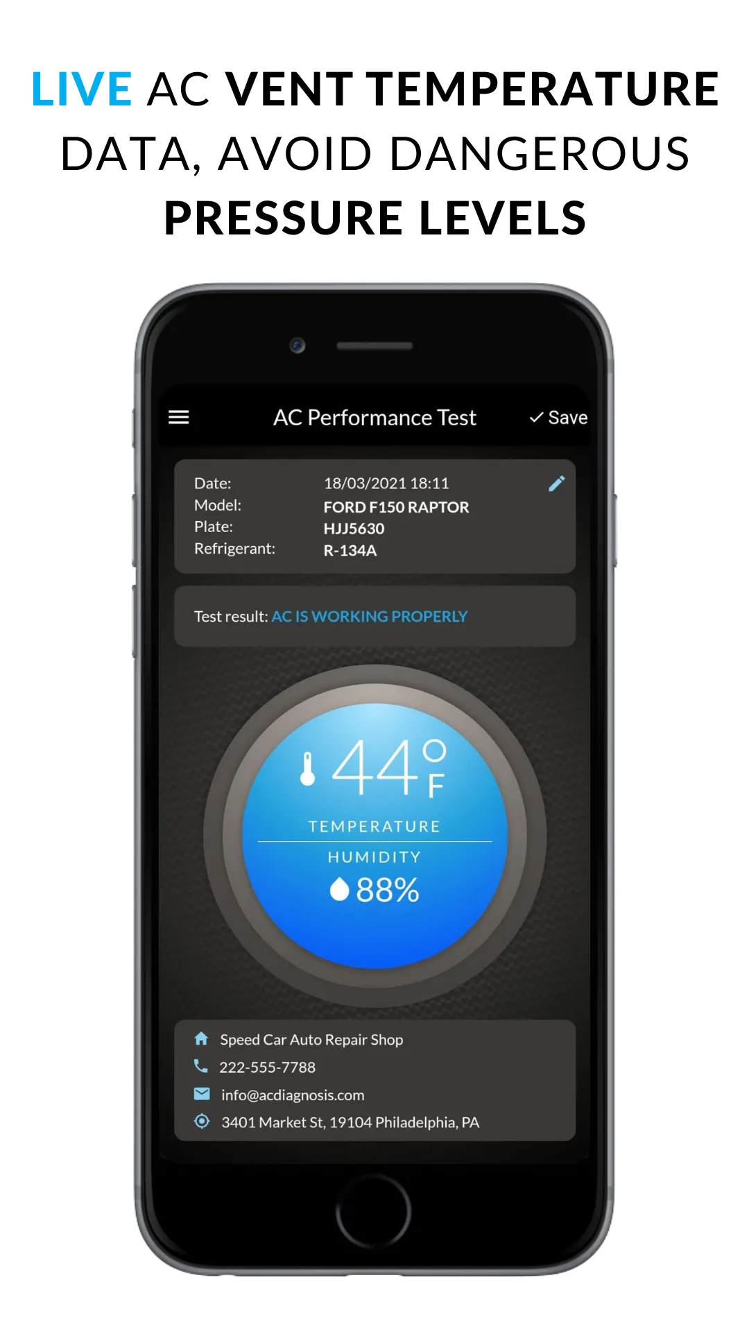 AC diagnosis Smart Sensor | Indus Appstore | Screenshot