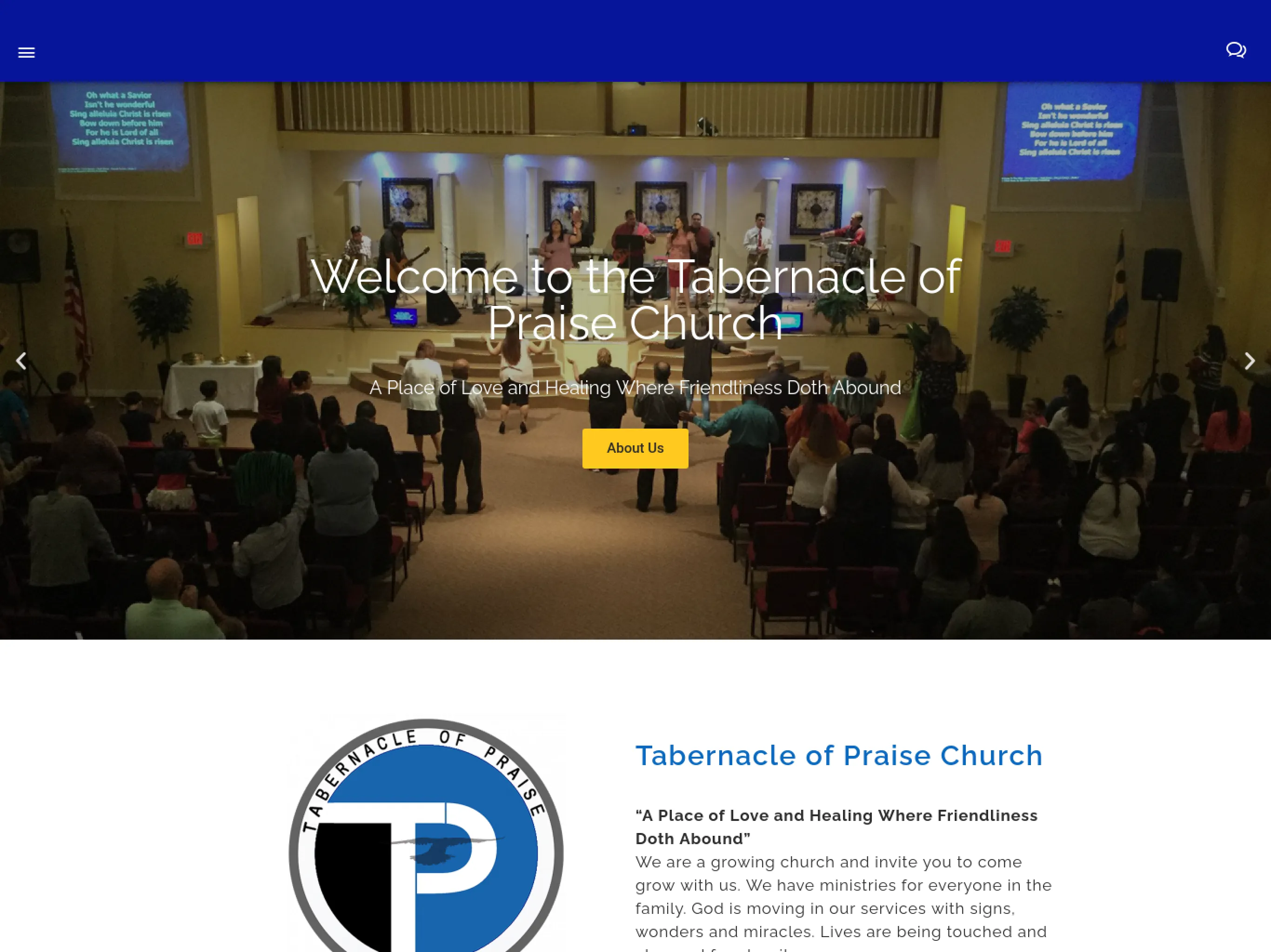 Tabernacle of Praise Church | Indus Appstore | Screenshot