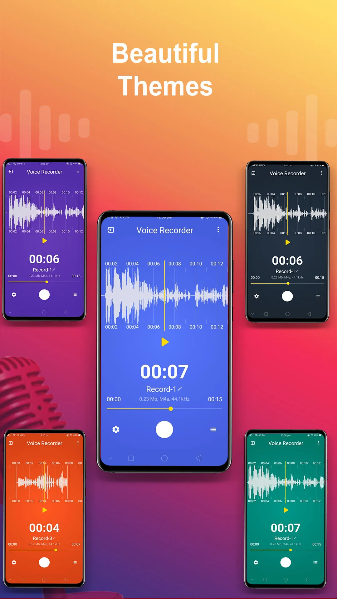 Voice Recorder – HD Sound | Indus Appstore | Screenshot