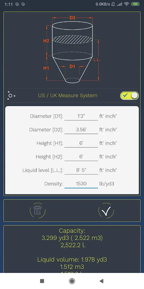 Volume calculator | Indus Appstore | Screenshot