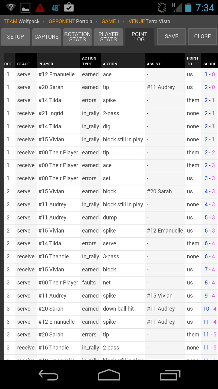 SoloStats 123 Volleyball | Indus Appstore | Screenshot