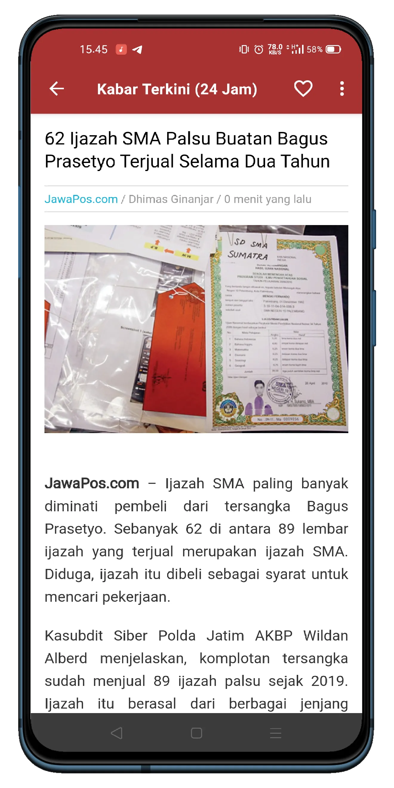 Kabar Indonesia : Media Berita | Indus Appstore | Screenshot