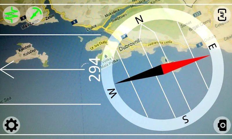 AR Bearing + Baseplate Compass | Indus Appstore | Screenshot